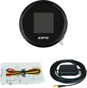 เครื่องวัดความเร็ว GPS พร้อมละติจูดลองจิจูดพร้อมนอตไมล์ต่อชั่วโมงแบบปรับได้ Km/H สำหรับรถยนต์เรือยอชท์รถบรรทุก9-32V - Product Image 5