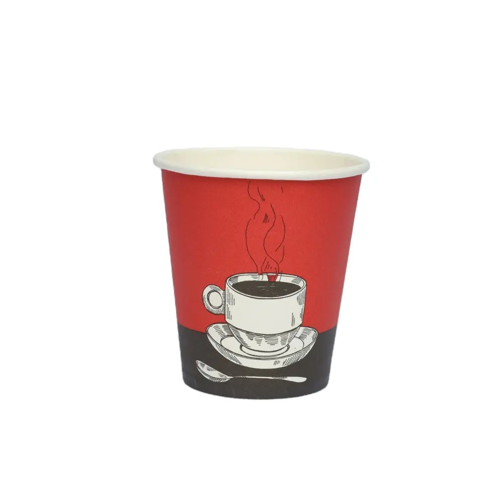 Özel logolu kağıt kahve fincanları çift duvar karton fincan kağıt bardak