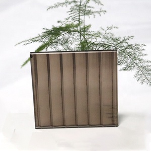 Modern tasarım özelleştirilmiş CNC gravür Broached V oluk ayna etkisi cam geri boyalı desenli bronz renkli ayna cam - Product Image 4