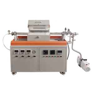 1200 1600 derece Yüksek Sıcaklık Bölünmüş Laboratuvar Kuvars Tüp Fırın, <span class=keywords><strong>CVD</strong></span> Makinesi Fırın