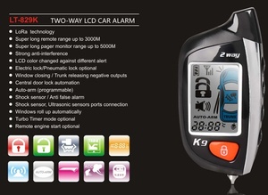 新设计的 fm 双向汽车智能报警系统带 lcd 的双向汽车报警系统 - Product Image 2