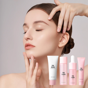 Custom Gentle Care Moist Soothing Whitening Anti-aging&amp;wrinkle Skincare Set Skin <strong>Advanced</strong> Moisturizing and Hydrating Pink <strong>Kit</strong> - Product Image 1
