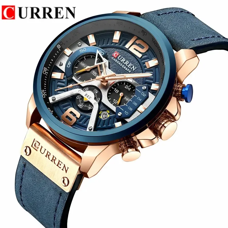 Curren 8329 Quartz Hommes Offre Spéciale Montres Original Casual Montre-Bracelet Usine Reloj Relogio Masculino Montre Montres-Bracelets Pour Homme