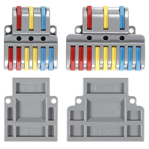 250V 32A Push-On Conector rápido Bloque de terminales eléctrico Conector de cable de alimentación - Product Image 2