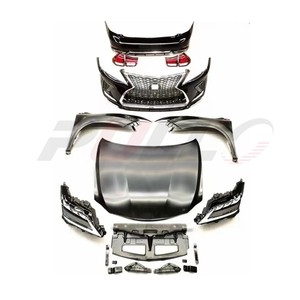 ערכת גוף לרכב עבור לקסוס RX330 2006-2008 עד RX350 2020 כולל פגוש אחורי קדמי עם סורג, מכסה מנוע, פגוש, מנורות