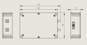 Hochpräziser 0,1 ° MEMS IMU GNSS-gestützter Trägheit navigations sensor RS-422 Ausgang für Vermessungs instrumente Mapping-Anwendungen - Product Image 5
