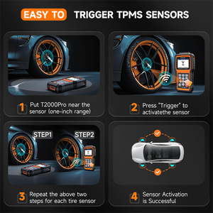 T2000PRO OBDII Analyzer Leistungs diagnose code leser Reifendruck sensor Programmierung Aktivierung Lernen - Product Image 4