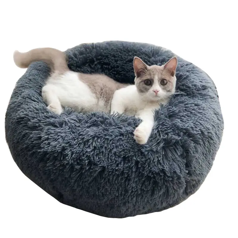 Pronto para Enviar Muitos Tamanhos Estoque de Inverno Quente De Pelúcia De Luxo Gato de Casa Cão Produtos do animal de Estimação Animal de Estimação Cama