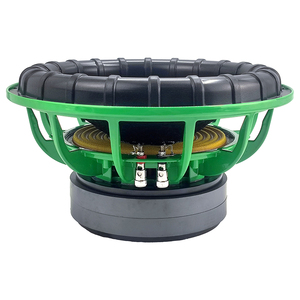 High Quality 12 Inch Car Subwoofer Speakers 250W <strong>RMS</strong> 12V Full Range Car Bass Woofer with <strong>PP</strong> Cone Rubber 4ohms Impedance