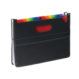 Переносной органайзер для документов с 24 карманами, А4/письмо, аккордеон, портативные папки для счетов/чеков, A-Z алфавитные вкладки, Сетчатая Сумка для хранения - Product Image 2