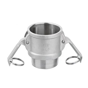 נירוסטה camlock מתאים חלאות cumplings סוג b 1 אינץ'
