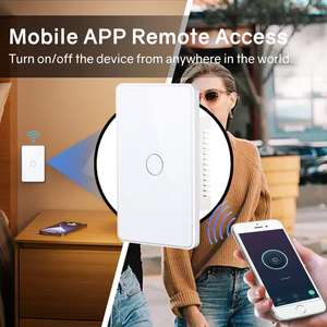DUOMEI 4 Gang Smart Home Wand leuchte für Tuya Wireless Nirkabel mit ZigBee Network Touch Panel und Voice Command Max 10A Control - Product Image 5
