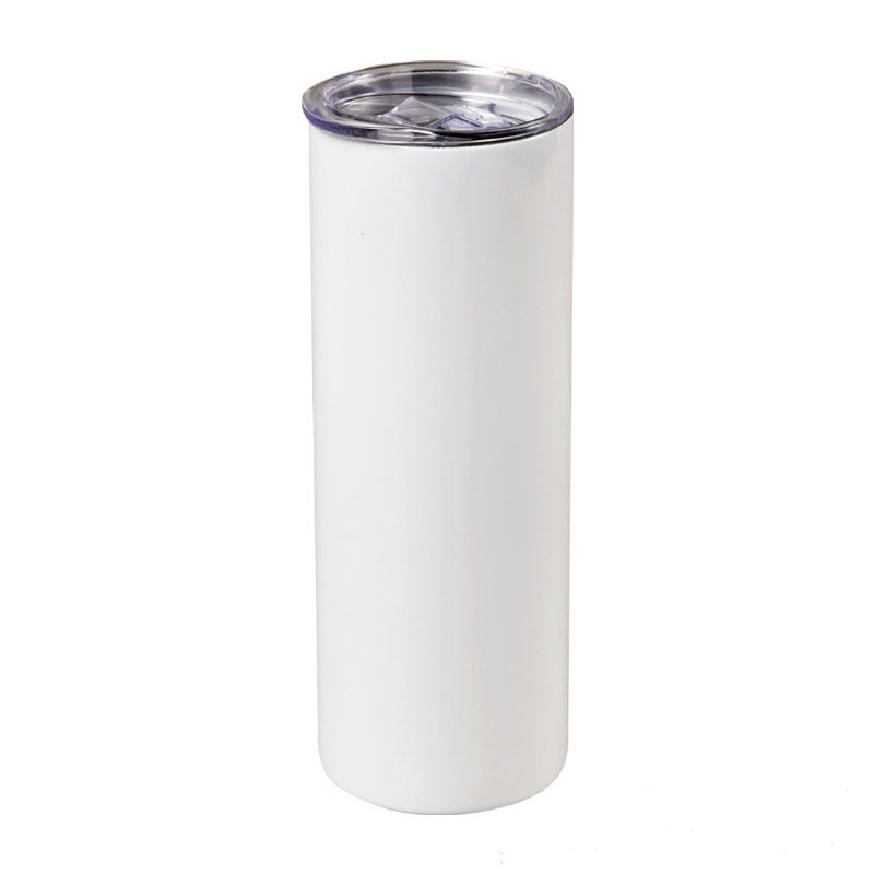 Gobelet blanc de 590 ml (20 oz) avec bouchon hermétique