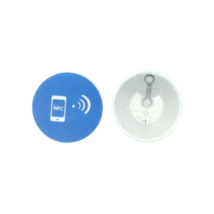 Esaminaci su google Adesivo Adesivo Personalizzato cerchio quadrato google business recensione tags nfc qr code sticker