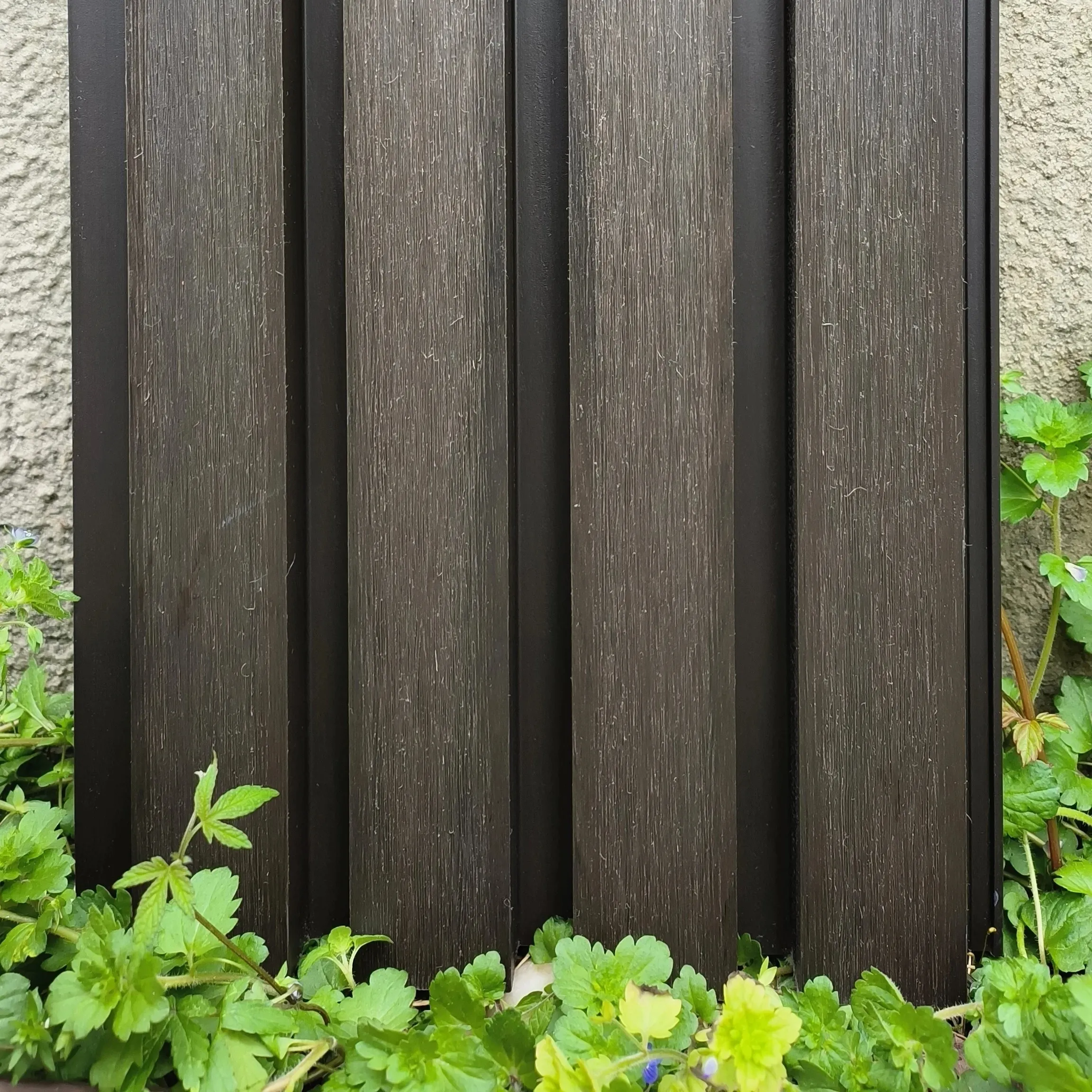 Outdoor Wpc Fluted Painel Wpc Fachada Revestimento Luxo Outdoor Wpc Painel De Parede Decorativo