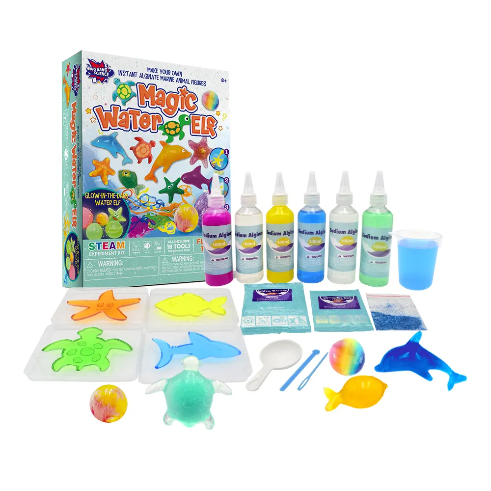 El más nuevo Kit de juguete de elfo de agua mágico DIY creativo colorido Gel agua Sprite juguete de agua hecho a mano para niños con molde