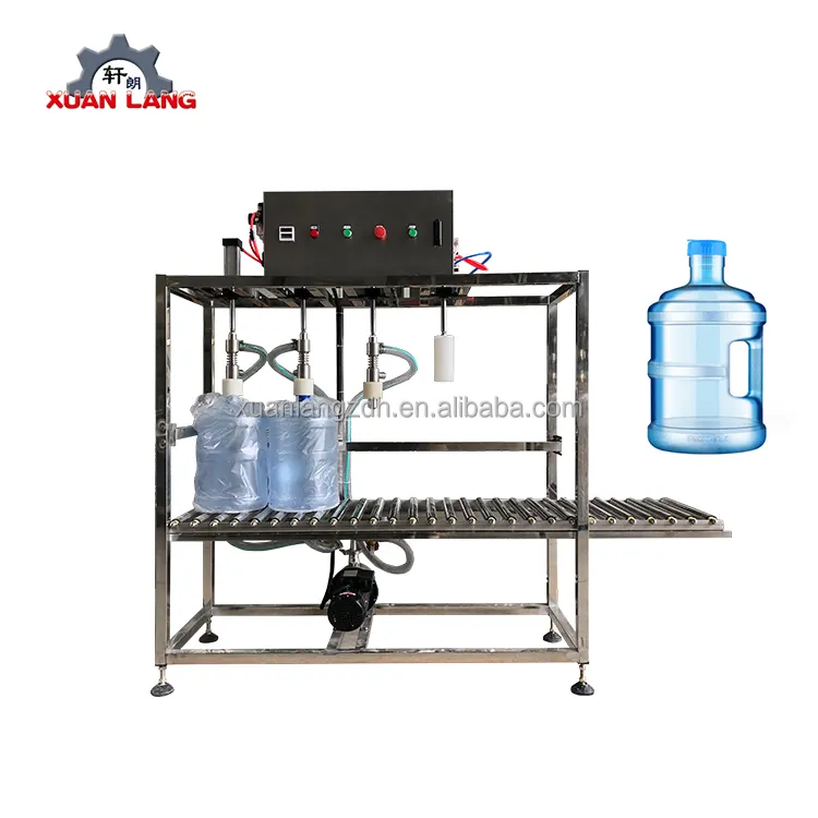 2 חרירי אוטומטית במפעל מים מינרליים/מכונת בקבוק מים מינרליים עבור מים טהור ומינרלים/5 ליטרים