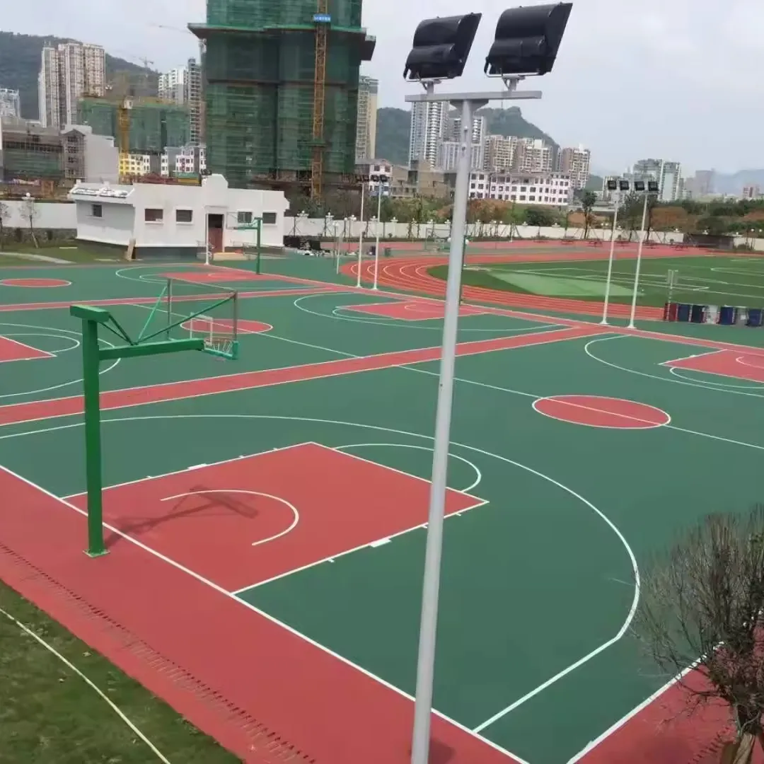 High Quality 2mm Acrylic Acid Synthetic Sport Court Flooring Coating Painting For Basketball Tennis Volleyball Court