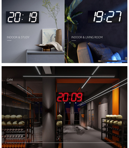 Timer per orologio da parete digitale a Led grande da 6 pollici con telecomando per la decorazione domestica - Product Image 6