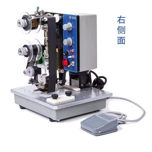 Halbautomat ische Datums maschine Heiß präge folien codierer Verfalls charge Druck datum Maschine Codier maschine - Product Image 4