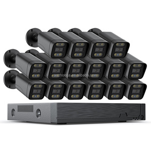 5MP 16/32CH POE NVR kiti IP kamera ile mikro Alarm hareket algılama P2P kamera sistemi tam renkli gece görüş akıllı yüz arama - Product Image 1