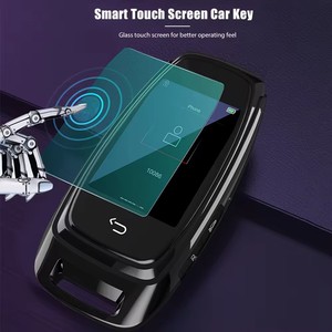 キーレスエントリースマートリモートカーキーLCDタッチスクリーンプッシュスタート/ストップオートロックメーカーのキー - Product Image 2