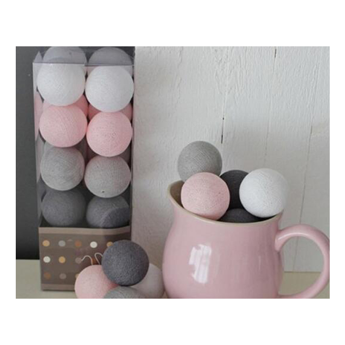 Pink grey white