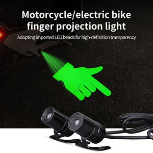 Motorrad <span class=keywords><strong>LED</strong></span> Finger Blinker Licht Hinterrad bremse Heck Laser Projektion Warn anzeige Antik ollision Sicherheits lampe Dekorativ - Product Image 2