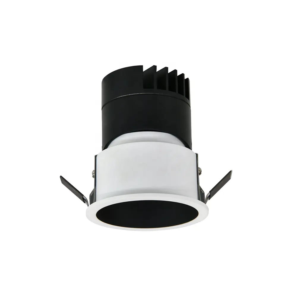 Modern residential commercial black white adjust recessed 3w 5w smart led cob spot light