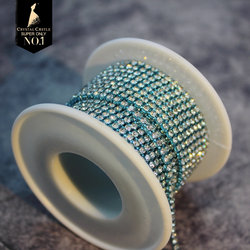 Cristal avec bleu
