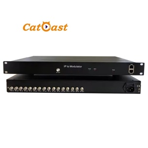 Sintonizador a modulador DVBC a ISDBT ip, CATV 4, 8 FTA, con salida ip, 256 spts y 4 mpts