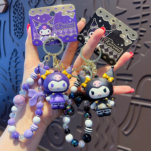 Keychain kulomi phụ kiện với ánh sáng ống đồng in ấn cao su mặt dây chuyền điện thoại di động Dây trang trí điện thoại di động trang trí - Product Image 1