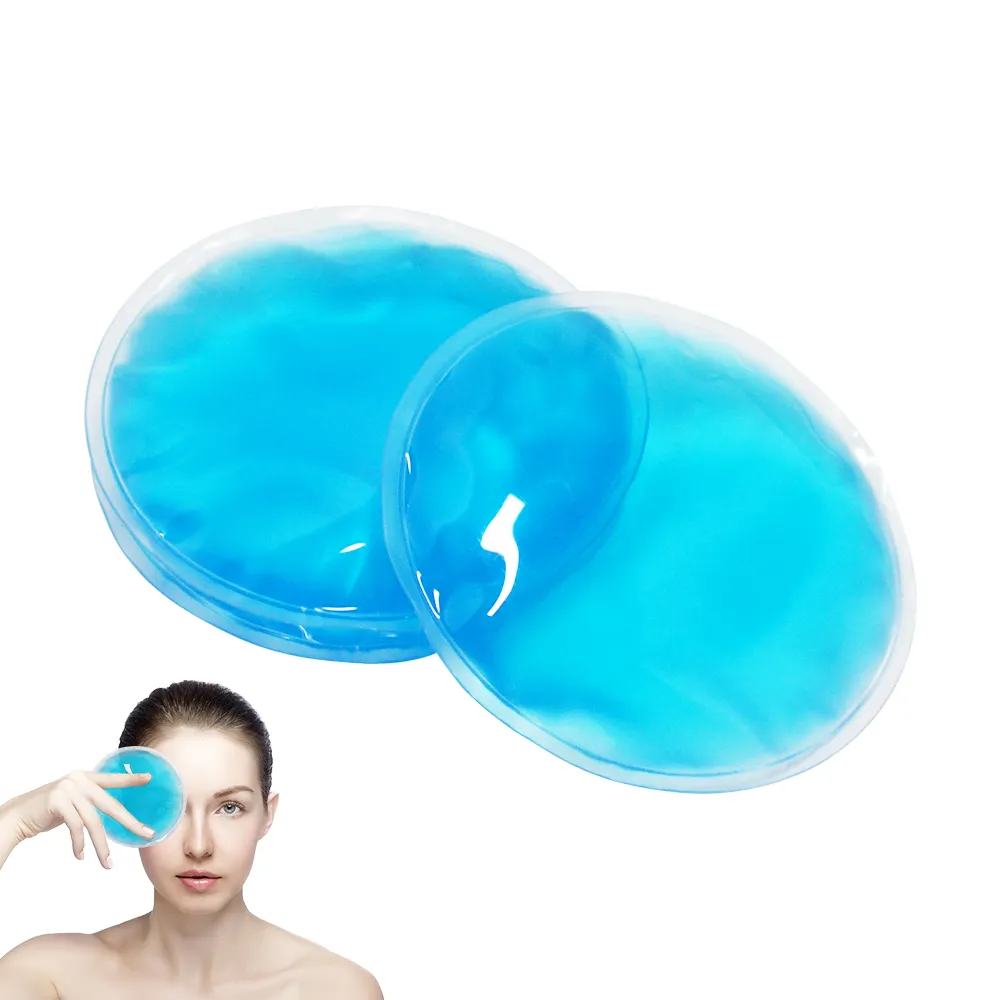 Popular Products Widely Use Heat and Clod Applications Ice Pack Customized Round Shape Hot and Cooling Packs