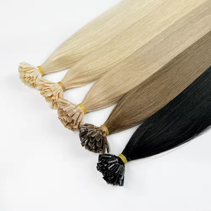 Double Drawn Remy Skin Weft Flat <strong>Tip</strong> Hair Extensions 100% Human U <strong>Tip</strong> in Extensions for Wholesale