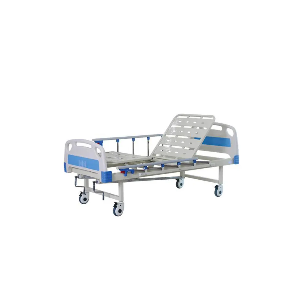 Hot sale elderly two cranks clinic bed disabled patient Multifunctional Adjustable medical hospital bed