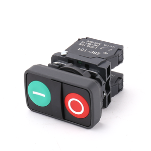 XB5-AL8425 Power <strong>Start</strong> Stop Double Head <strong>Push</strong> <strong>Button</strong> Switch 1NO 1NC Plastic <strong>Push</strong> <strong>Button</strong> Switches Without pilot Light - Product Image 1
