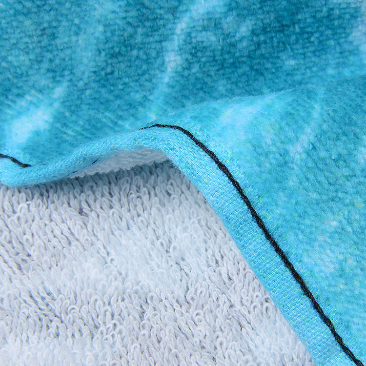 Fancy design custom printed 100% cotton sand free beach towels