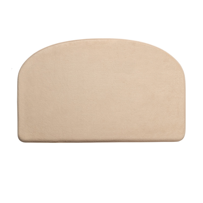Tapis de salle de bain en mousse à mémoire de forme - Minimaliste Beige non marqué
