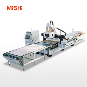 Cabinet Furniture Door Making 1325 1530 <strong>CNC</strong> <strong>Nesting</strong> Automatic <strong>Loading</strong> and Unloading Table ATC <strong>CNC</strong> <strong>Router</strong> <strong>Machine</strong> - Product Image 1