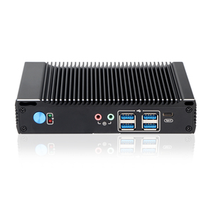PC industrial resistente Celeron N3160 Quad Core DDR3 Dual LAN TPM HD VGA Dual Display PC integrada sin ventilador para autoservicio Kisok