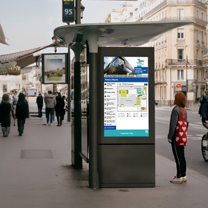 Customized 4K Bus Station Smart <strong>City</strong> Outdoor Totem Digital Signage Lcd Advertising Panel Screen <strong>Display</strong> Touch Kiosk Menu Boards - Product Image 1