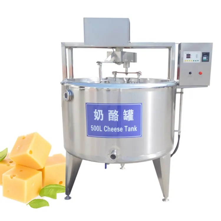 גבינה אוטומטית עיבוד שבבי מיכל גבינה/חלב עיבוד מכונות מכונת מכונת יצרנית גבינה