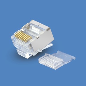 Hochwertiger, abgeschirmter, unge schirmter RJ45-Stecker UTP FTP vergoldeter modularer 3U 50U-Stecker CAT5E CAT6A CAT8 - Product Image 4