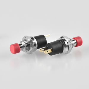 Interruptor de botón momentáneo rojo de 7mm a prueba de agua SMD 12V bajo voltaje 2 pines 2A Max fuente de luz LED con función ON/OFF - Product Image 2