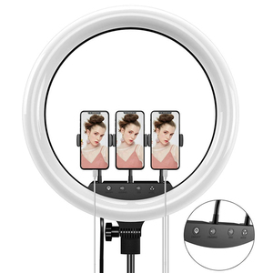 Canlı akış ve Youtube videoları için halka ışık ve 25.4 ile Tripod standı 10 inç (telefon standı Cm) Led, kısılabilir masa Ma - Product Image 5