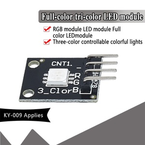 1PCS KY-009 5050 <strong>PWM</strong> Modulator RGB SMD <strong>LED</strong> Module 3 Color Light MCU Raspberry CF Board Three Primary Color - Product Image 1