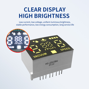 Werkseitige Versorgung Haushalts geräte Uhr LED-Digital anzeige Hohe Helligkeit gelbe Farbe LED-Anzeige 7-Segment-LED-Digitalröhren - Product Image 3