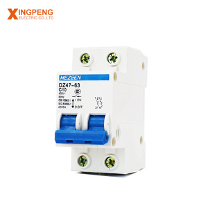 DZ47 2P 3A-63A AC 230V 400V C tipi MCB Mini devre kesici MCB kısa aşırı yük koruyucu Din ray montaj kırma kapasitesi - Product Image 2