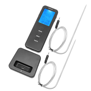 Factory Direct Supply Cooking Thermometer Bbq Digital Barbecue Meat Electronic Table Thermometers with <strong>Timer</strong> <strong>LED</strong> Back Light - Product Image 4