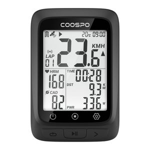 Coospo-Ordenador de bicicleta inalámbrico, velocímetro y odómetro con monitor de ritmo cardíaco ANT +, sensor de cadencia, compatible con BT 5,0 - Product Image 2